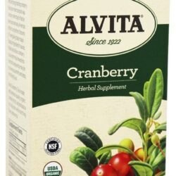 Chá de arando orgânico - 24 Saquinhos de Chá Alvita