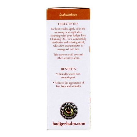 Óleo de rosto Seabuckthorn - 1 fl. oz. Badger - Image 4