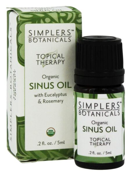 Terapia Tópica Óleo de seio orgânico - 0.2 fl. oz. Simplers Botanicals