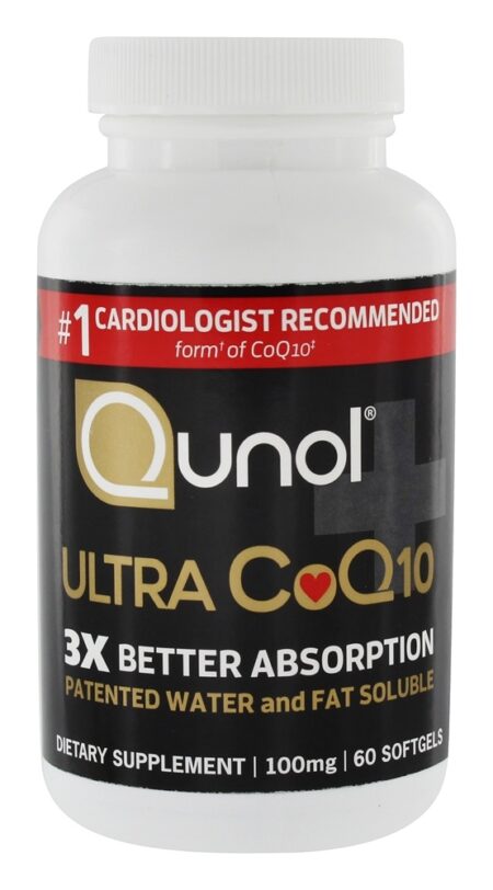 Ultra CoQ10 100 mg. - 60 Softgels Qunol