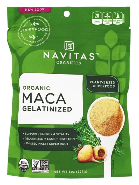 Pó Maca Gelatinizado - 8 oz. Navitas Organics