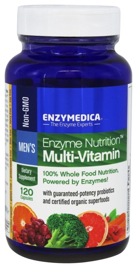 Multi-Vitamina Enzima Nutrição Masculina - Cápsulas vegetarianas 120 Enzymedica