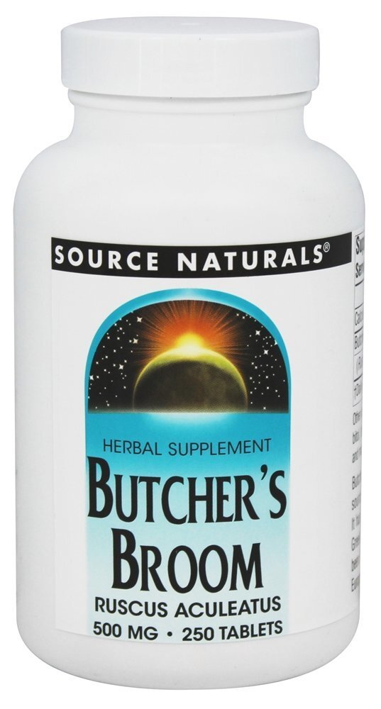 Vassoura de Carniceiro 500 mg. - 250 Tablets Source Naturals