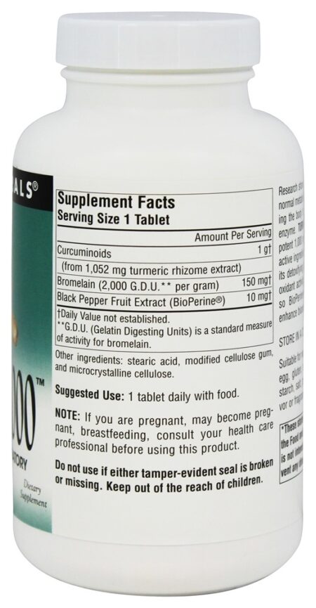 Cúrcuma 1000 mg. - 120 Tablets Source Naturals - Image 2