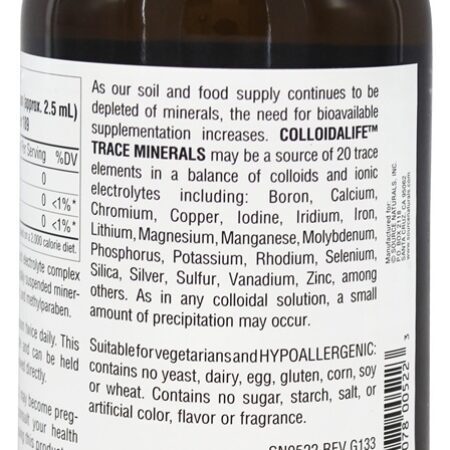 ColloidaLife Oligoelementos - 16 fl. oz. Source Naturals - Imagem 3