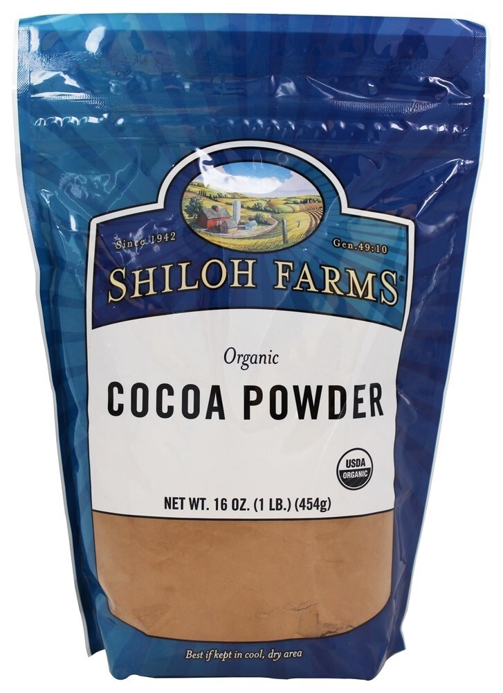Cacau em pó orgânico - 16 oz. Shiloh Farms