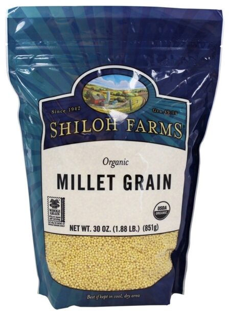 Grão de milheto orgânico - 30 oz. Shiloh Farms