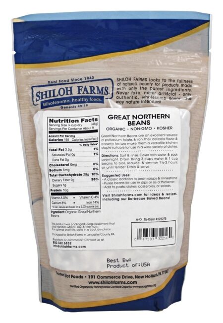 Ótima Feijão do Norte - 15 oz. Shiloh Farms - Image 2