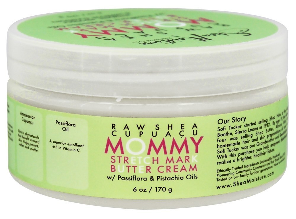 Cru Karité Cupuacu Mamãe Esticar Marcar Manteiga Creme - 6 oz. Shea Moisture