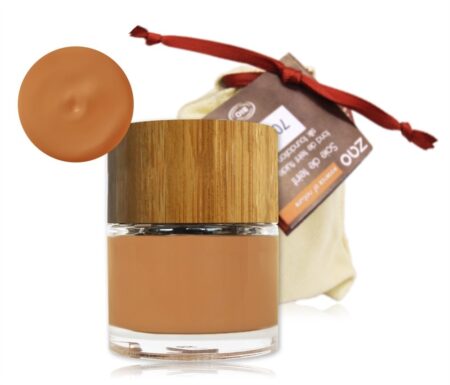 Silk Apricot Fundação Líquida 702 - 1 oz. Zao Organic Makeup