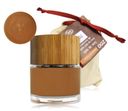 Silk Capuccino de base líquida 705 - 1 oz. Zao Organic Makeup