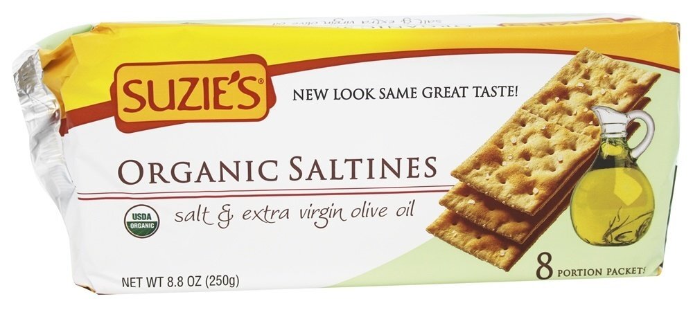 Sal Orgânico Saltinas & Azeite Extra Virgem - 8.8 oz. Suzie's