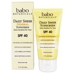Protetor solar diário mineral puro 40 SPF - 1.7 fl. oz. Babo Botanicals
