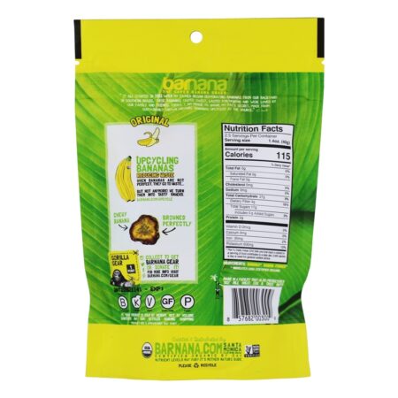 Mordidas Orgânicas de Banana Chewy Original - 3.5 oz. Barnana - Image 2