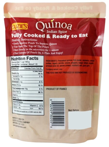 Quinoa Indian Spice - 8 oz. Suzie's - Image 2