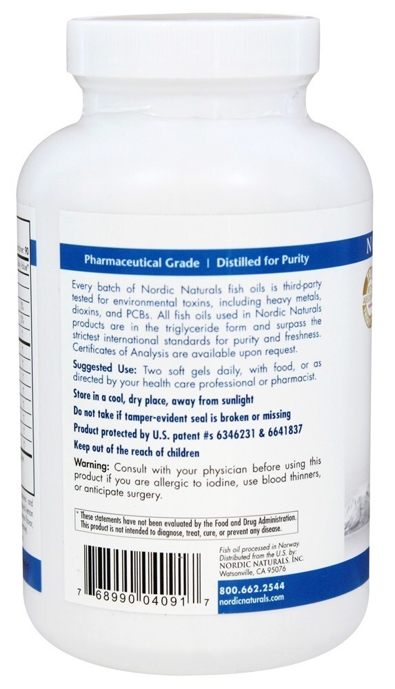 ProEFA 270 EPA / 180 DHA / 70 GLA Sabor Limão 1000 mg. - 180 Softgels Nordic Naturals Professional - Imagem 3