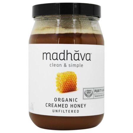 Mel Creme Orgânico Não Filtrado - 22 oz. Madhava