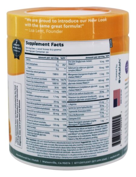 5-em-1 suplemento multivitamínico bebida mandarim espumante - 6.6 oz. Oxylent - Image 2