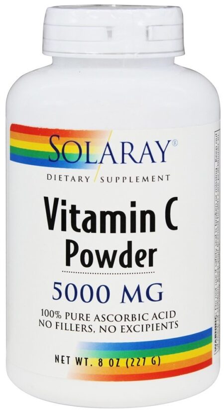 Vitamina C em Pó 5000 mg. - 8 oz. Solaray