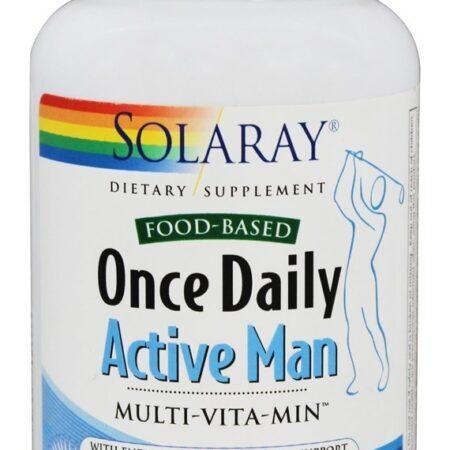 Uma vez que o homem ativo diário Multi-Vita-Min – Cápsulas vegetarianas 90 Solaray — foto 1 Uma vez que o homem ativo diário Multi-Vita-Min – Cápsulas vegetarianas 90 Solaray — foto 1