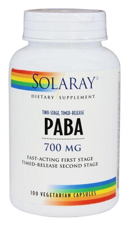 PABA 700 mg. - Cápsulas vegetarianas 100 Solaray