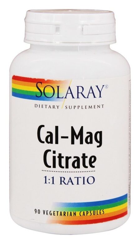 Citrato Cal-Mag - Cápsulas vegetarianas 90 Solaray