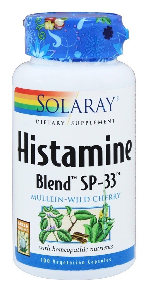 Mistura de histamina SP-33 - Cápsulas vegetarianas 100 Solaray