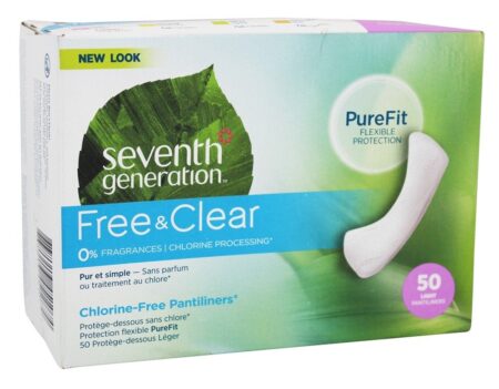 Pantiliners sem cloro - 50 Forro (s) Seventh Generation