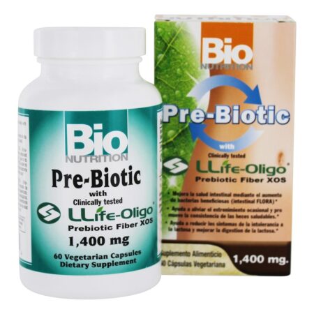 Pré-biótico com LLife-Oligo 1400 mg. - Cápsulas vegetarianas 60 Bio Nutrition