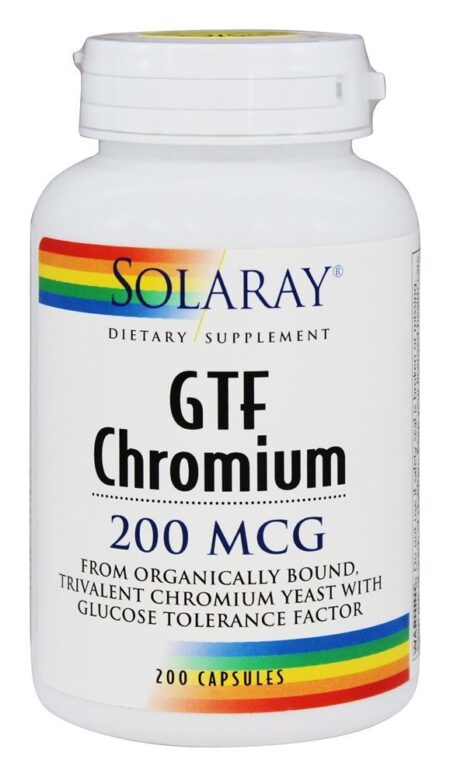 GTF Chromium 200 mcg. - Cápsulas 200 Solaray