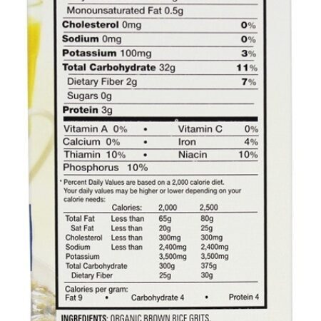 Orgânico Arroz e Brilhar Quente Cereal - 24 oz. Arrowhead Mills - Imagem 2
