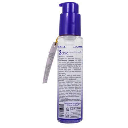 2Chic Reparação Super Potion Hair Oil Soro Blackberry & óleo de coco - 2.75 fl. oz. Giovanni - Imagem 2