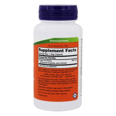 TestoJack 300 Fórmula de Suporte para Homens 300 mg. - Cápsulas vegetarianas 60 NOW Foods - Image 2