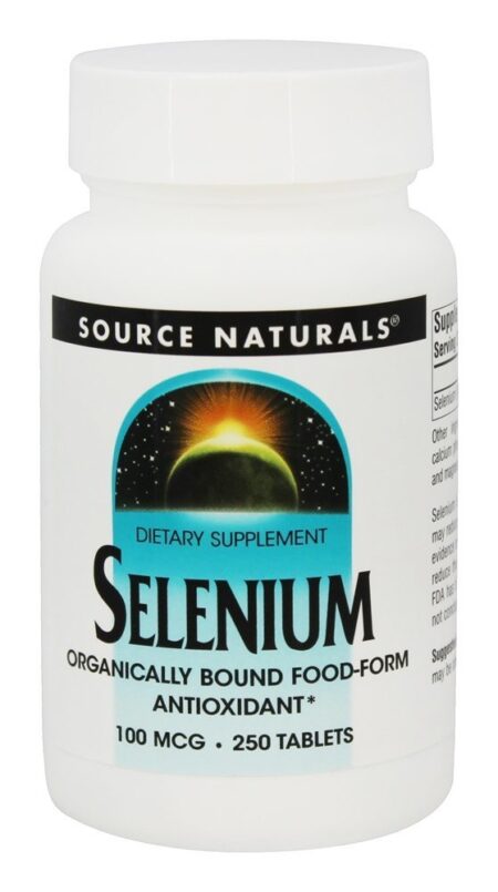 Selênio 100 mcg. - 250 Tablets Source Naturals