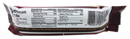 Barra de proteína de barras de busca caixa framboesa de Chocolate branco - 12 Barras Quest Nutrition - Image 6