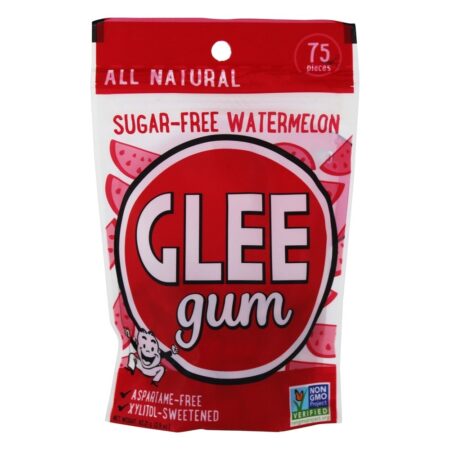 Melancia Sem Açúcar Natural - 75 Peça (s) Glee Gum