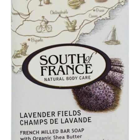 Campos de Lavanda de Sabonete Vegetal Moído Francês – 1.5 oz. South of France — foto 1 Campos de Lavanda de Sabonete Vegetal Moído Francês – 1.5 oz. South of France — foto 1