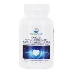 CoQ10 + Alpha Ácido lipóico + acetil L-carnitina HCl - Cápsulas vegetarianas 60 Nature's Lab