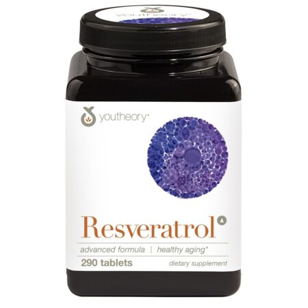 Resveratrol Fórmula Avançada - 290 Tablets Youtheory