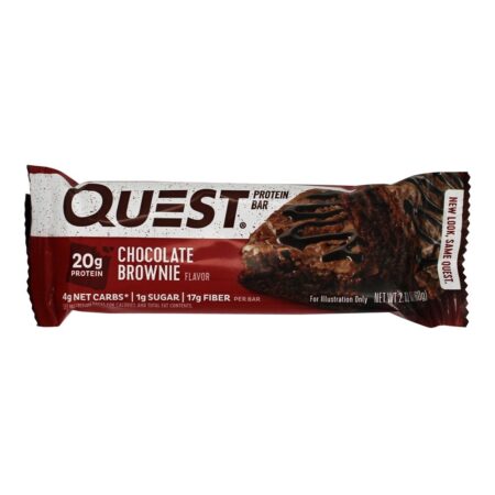 Quest Bar Barra de Proteína Sabor Brownie de Chocolate - 2.12 oz. Quest Nutrition