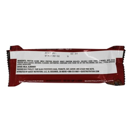 Quest Bar Barra de Proteína Sabor Brownie de Chocolate - 2.12 oz. Quest Nutrition - Image 3