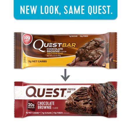 Quest Bar Barra de Proteína Sabor Brownie de Chocolate - 2.12 oz. Quest Nutrition - Image 5