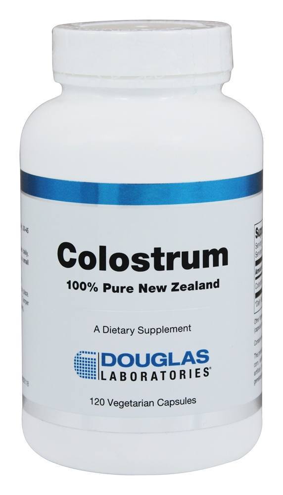 Colostro 100 % Pure Nova Zelândia - Cápsulas vegetarianas 120 Douglas Laboratories