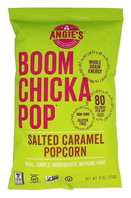 Caramelo Salgado De Pipoca - 6 oz. Angie's BOOMCHICKAPOP