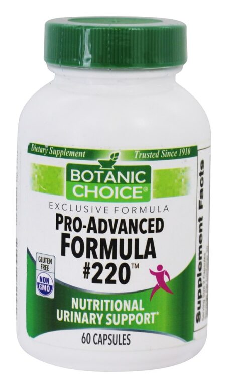 Pro-Advanced Formula #220 Suporte Urinário - Cápsulas 60 Botanic Choice