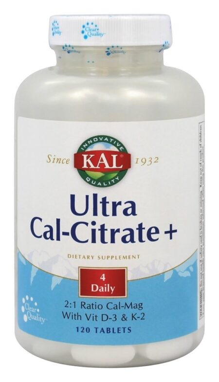 Ultra Cal-Citrate + - 120 Tablets Kal