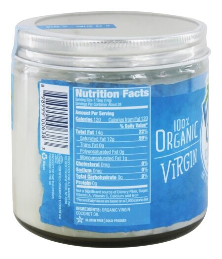 Óleo de Coco Virgem Prensado a Frio Orgânico - 14 fl. oz. Vita Coco - Image 2