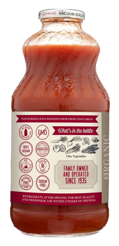 Vegetais Prensados Frescos Orgânicos Mistura Vegetariano Original - 32 fl. oz. Lakewood - Imagem 4