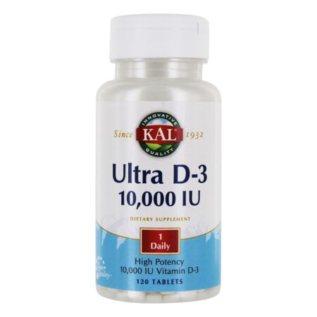 Ultra D3 10000 UI - 120 Tablets Kal