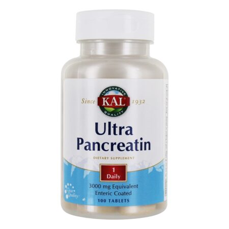 Ultra Pancreatina 3000 mg. - 100 Tablets Kal